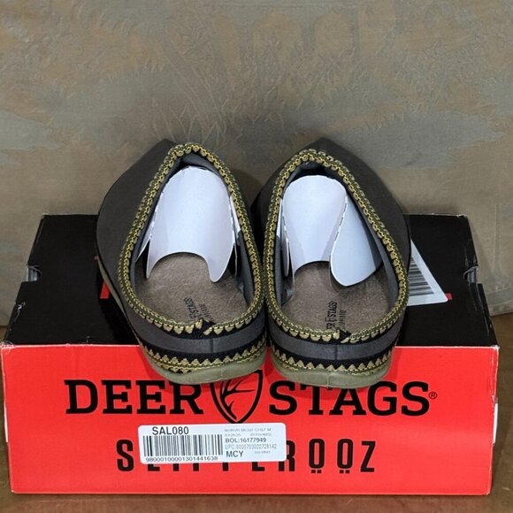 Deer Stags Wherever Slippers Men’s 10M Gray Indoor Outdoor S.U.P.R.O. Comfort - Picture 4 of 13